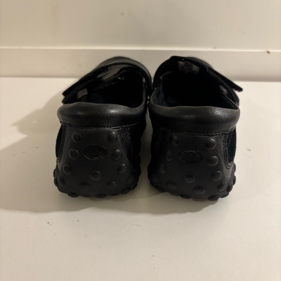 Wanted Leather Preppy Grunge Suede Black Strap Mary Jane Shoes Size 8.5 - Picture 3 of 10